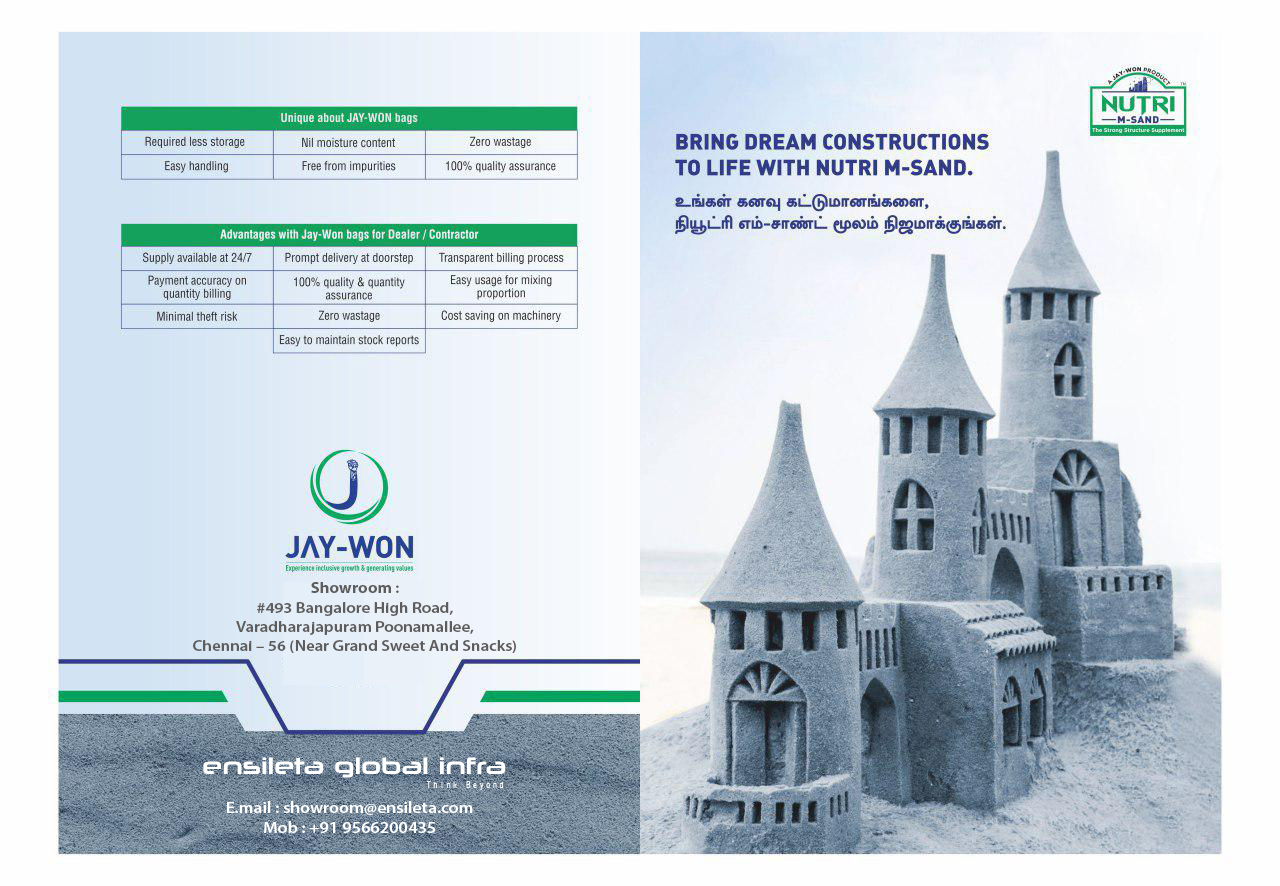 M Sand Dealers in Chennai